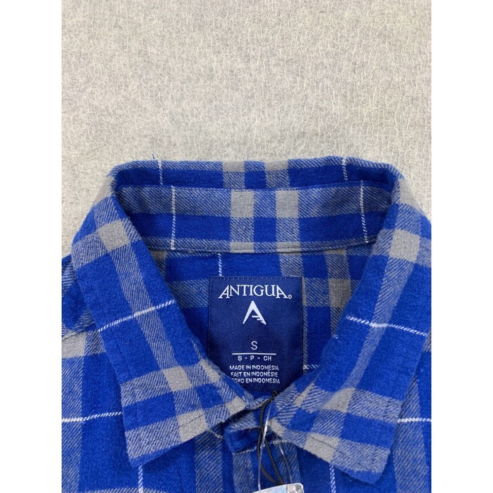 NWT Boise State Broncos Antigua Long Sleeve Button Down Shirt (Men's Small) Blue - Picture 4 of 12